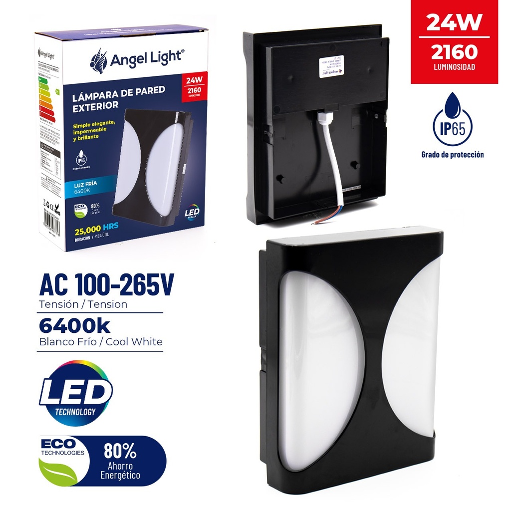 Lampara de pared exterior ANGEL LIGHT