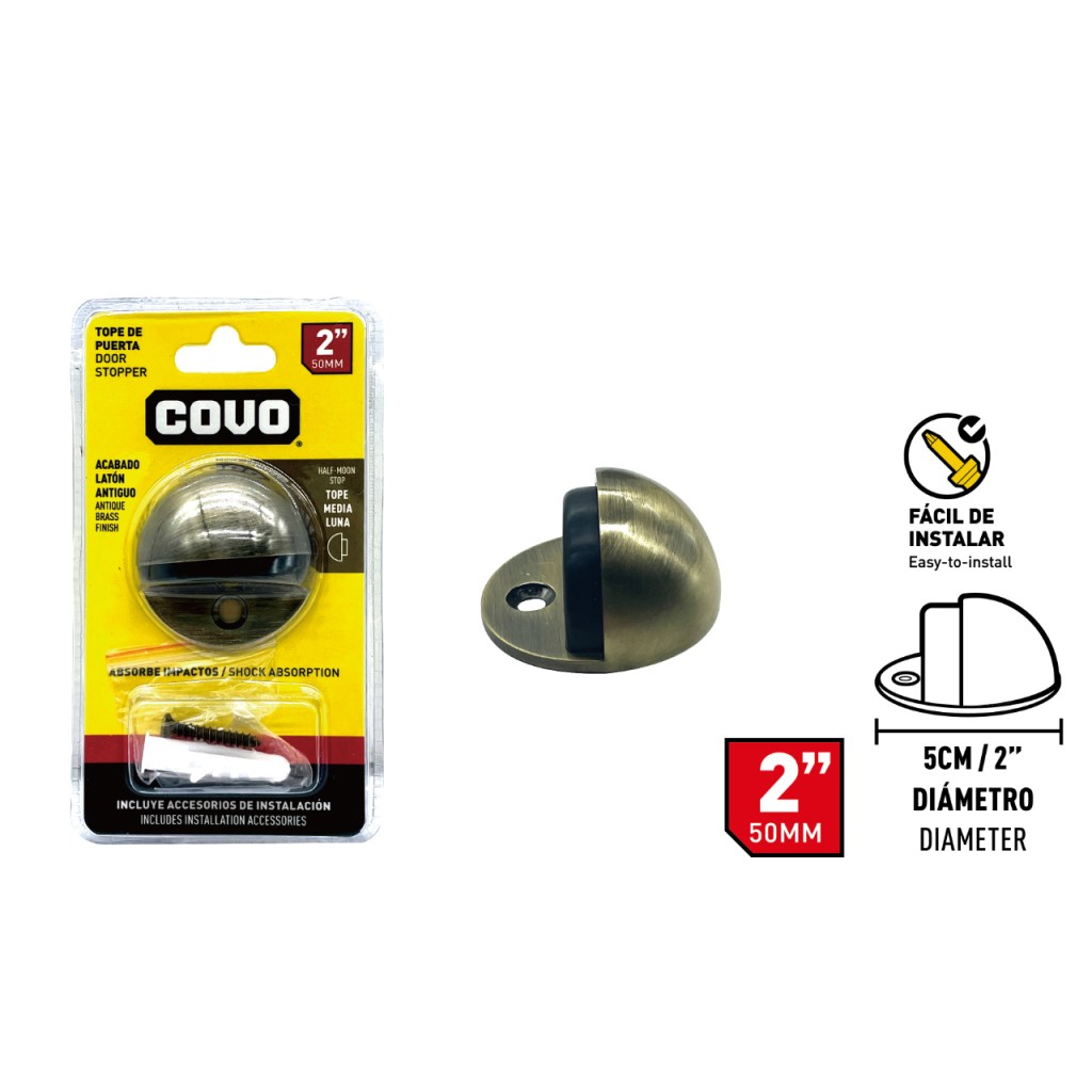 Tope de puerta COVO (laton antiguo)