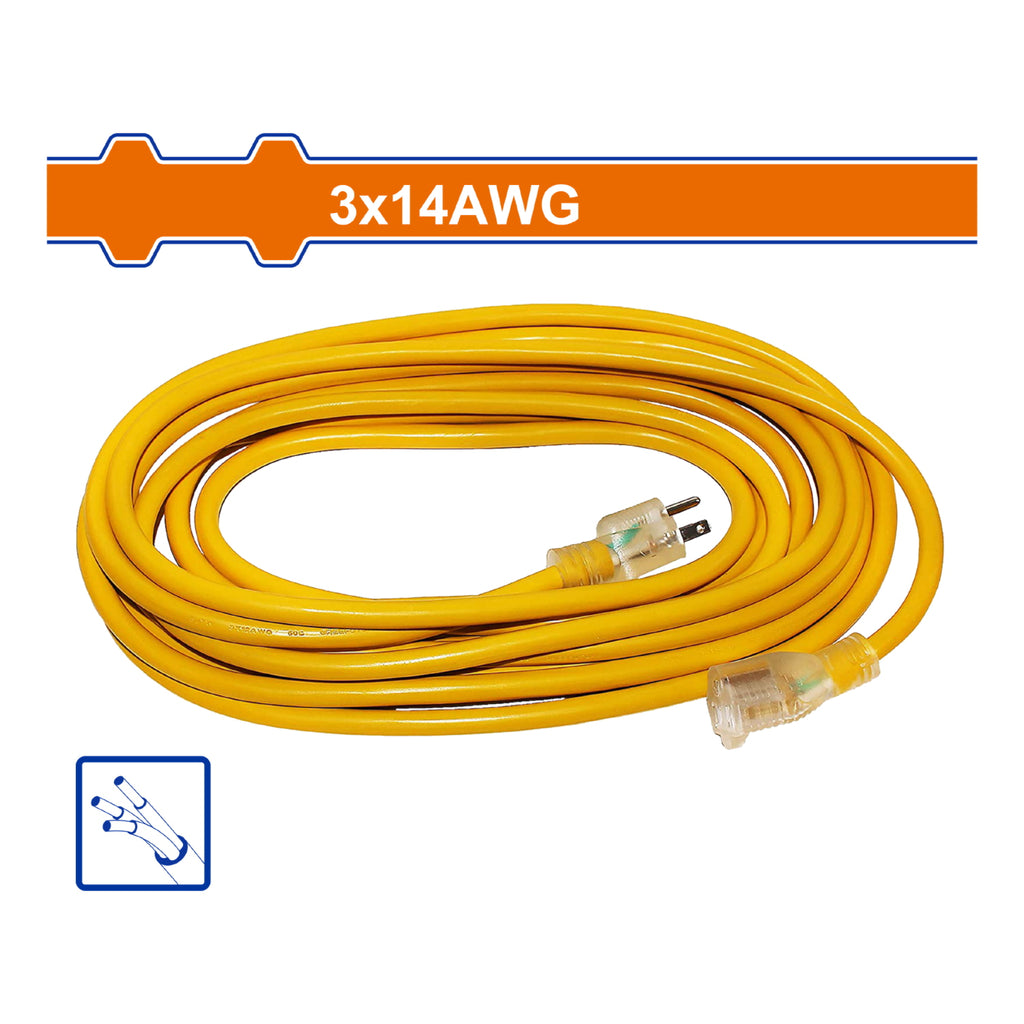 Extensión eléctrica 18a WADFOW (3 x 14awg)
