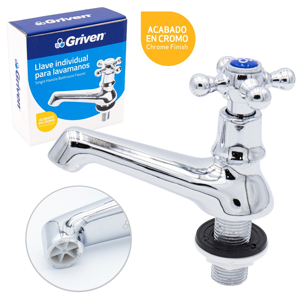 Griferia lavamano GRIVEN (cromada)