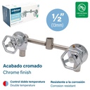 Cuadrante de ducha inox GRIVEN (cromada)