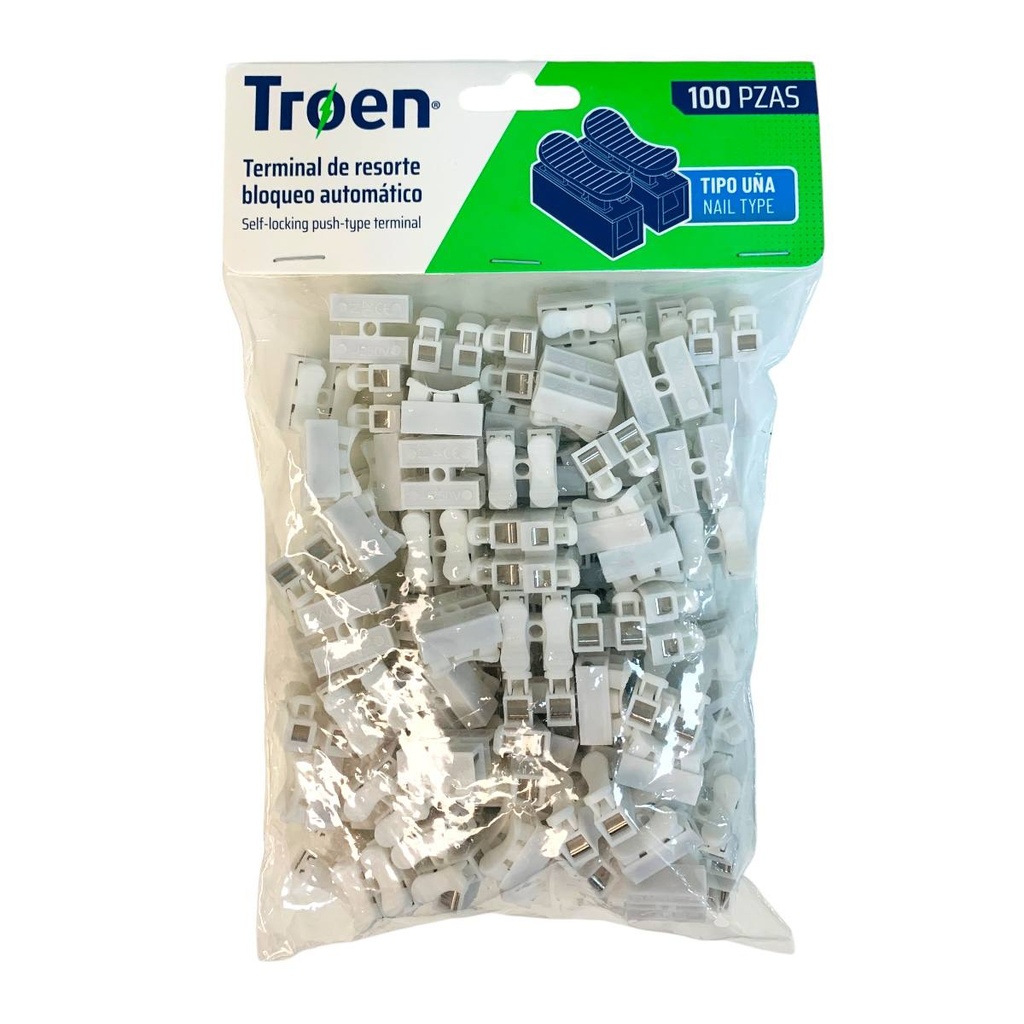 Conector rapido para cable TROEN (set 100pz)