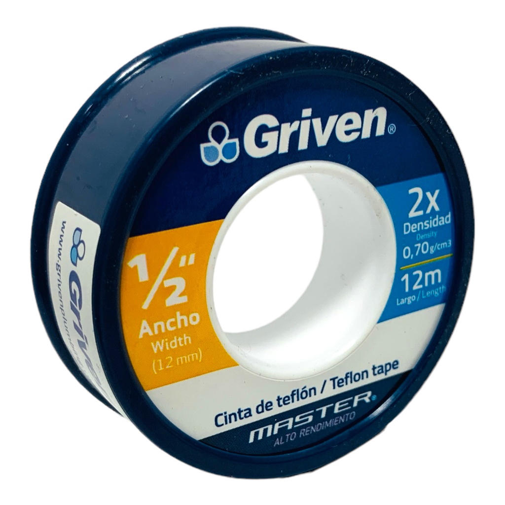 Teflon 0,70g/cm3 GRIVEN (1/2'' x 12 metros)
