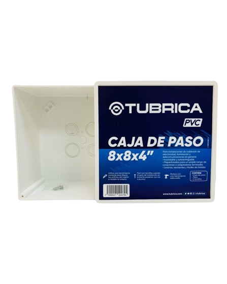 Caja de paso 8" X 8" TUBRICA
