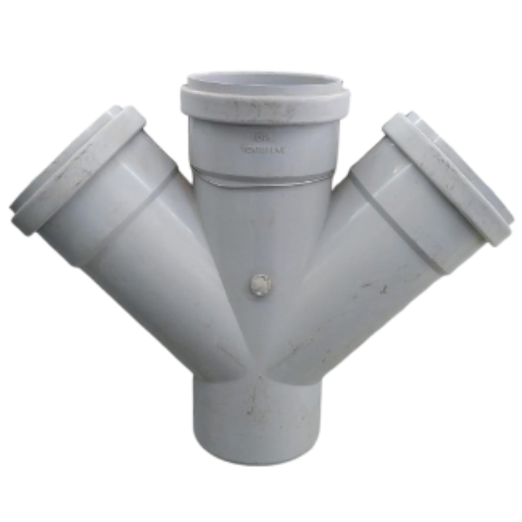 Yee doble pvc sanitario 75mm VENTUPLAS