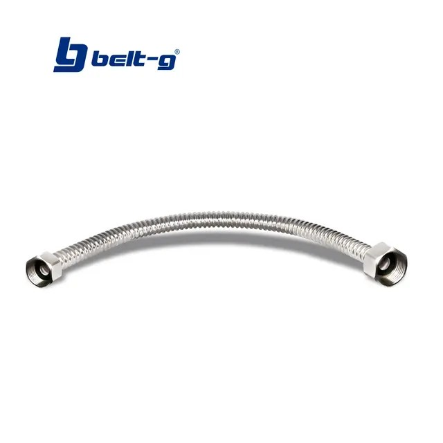 Canilla corrugada rígida 1/2'' x 5/8'' x 40cm BELT-G (acero inoxidable)