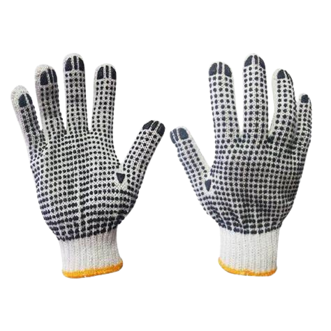 Guante de algodon con puntos de pvc GDESEO