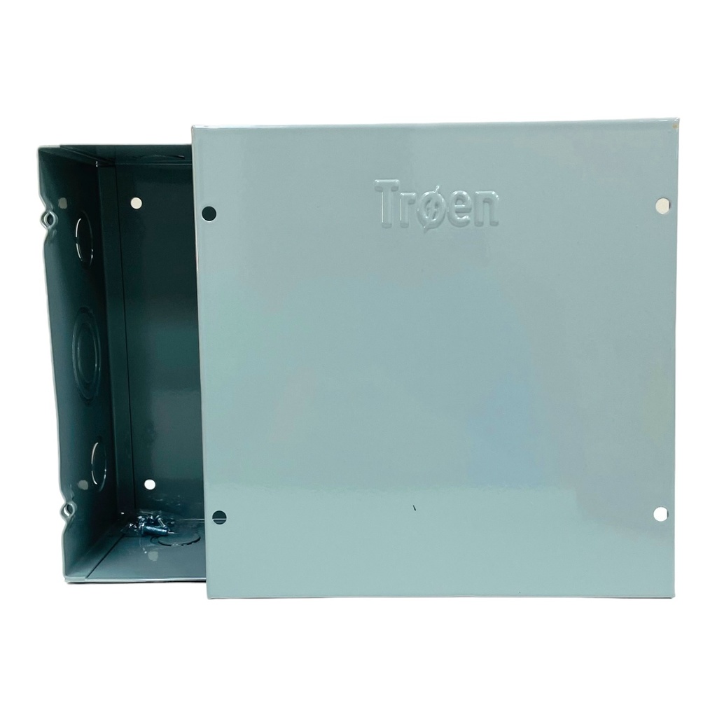 Caja de paso metálica 8" x 8" x 4" TROEN