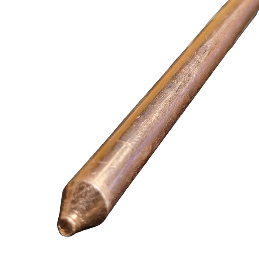 Barra de cobre para tierra 5/8" x 2,40 metros