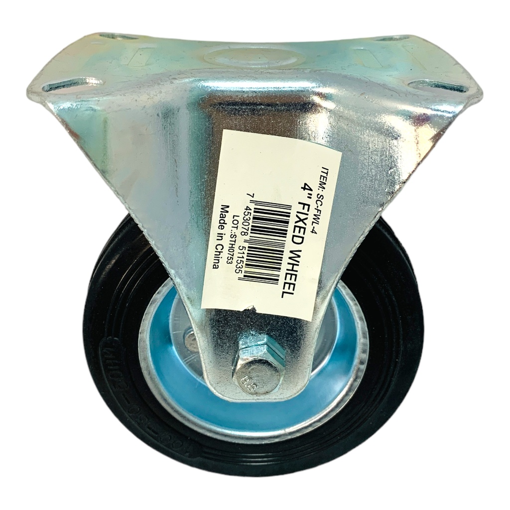 Rueda fija 4" SECURITY