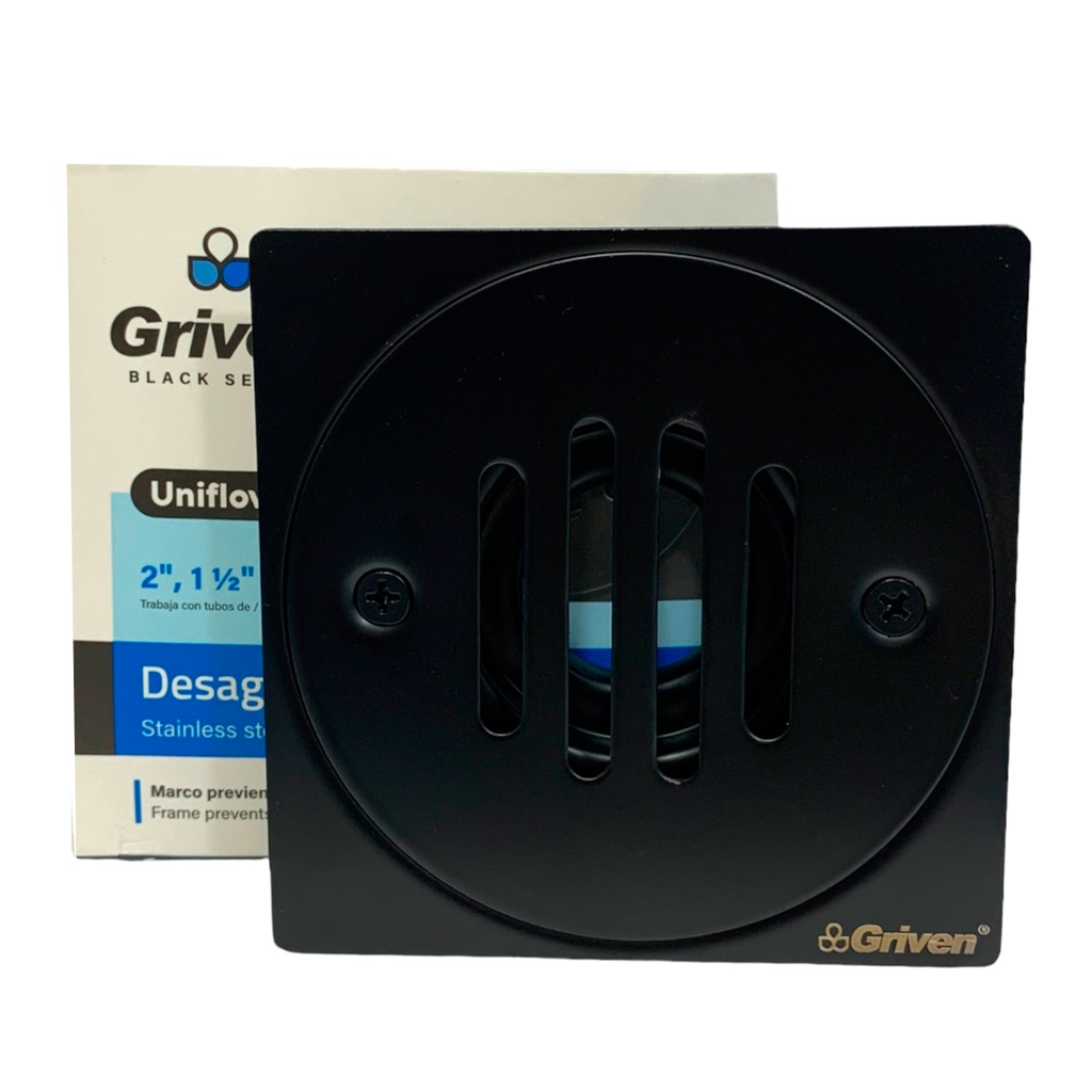 Desague de piso 2'' GRIVEN (negro)