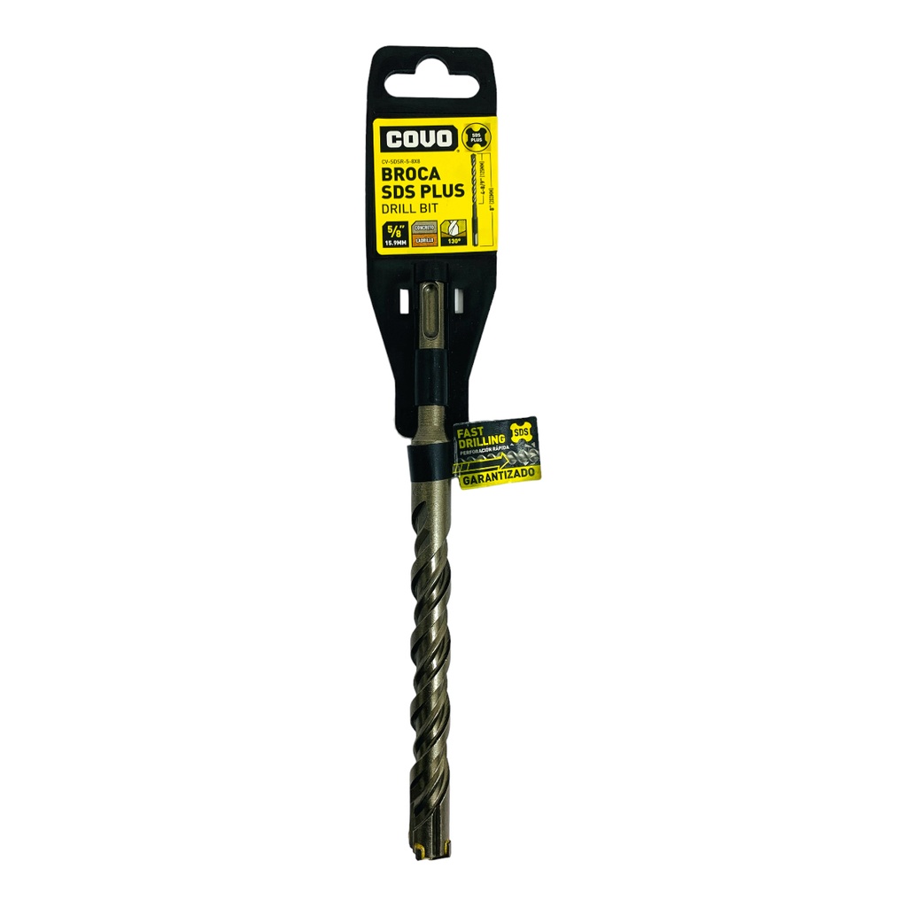 Mecha de concreto 5/8" x 8" SDS PLUS COVO