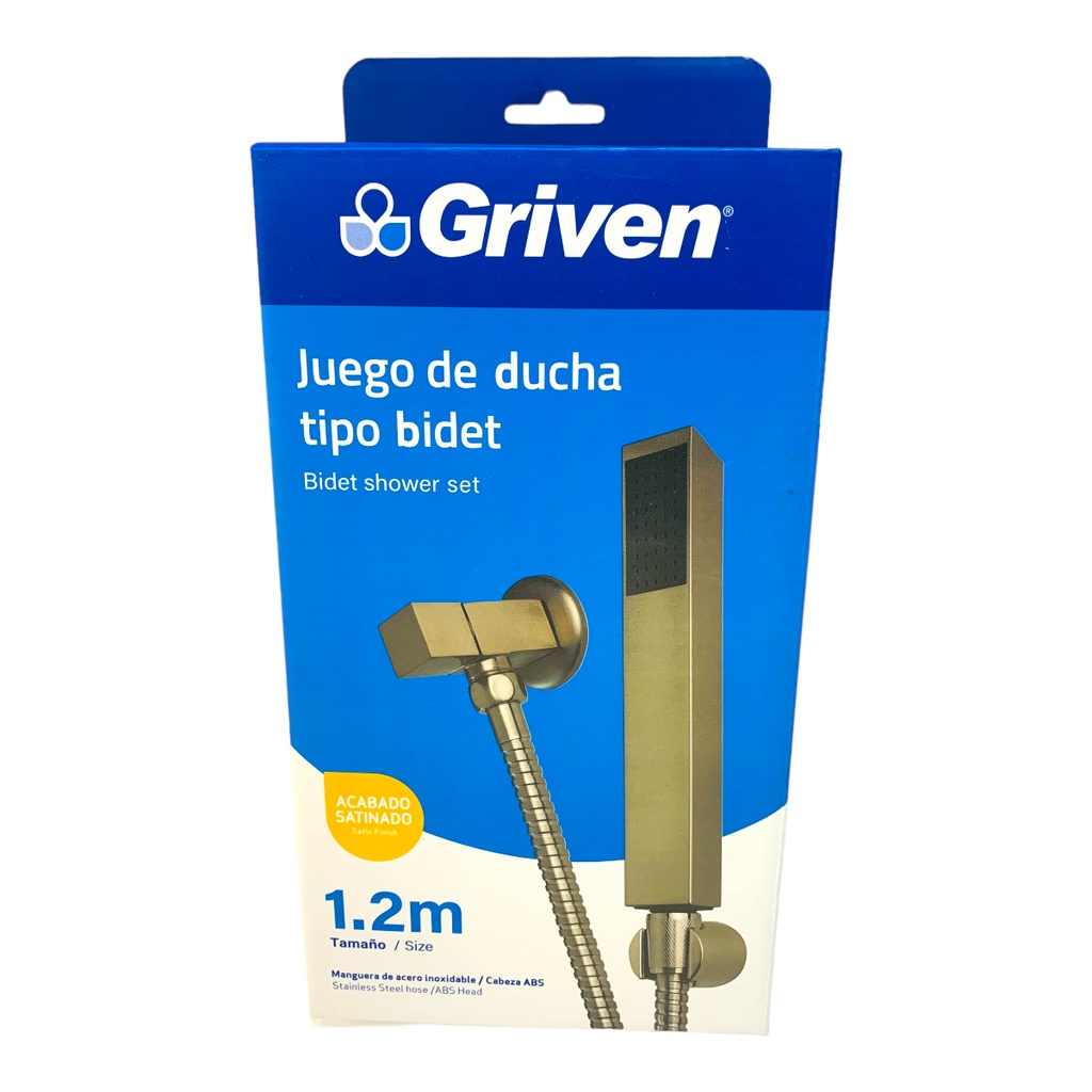 Ducha telefono tipo bidet GRIVEN (satinada)