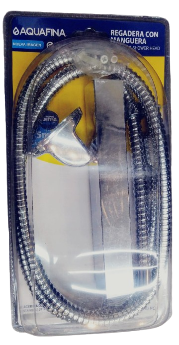 Ducha teléfono cromada 1.5m AQUAFINA
