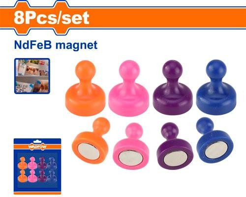 Iman de neodimio WADFOW (set 8pz)