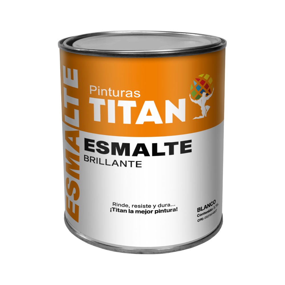 Pintura esmalte blanco titan MANPICA (1/4 galon)