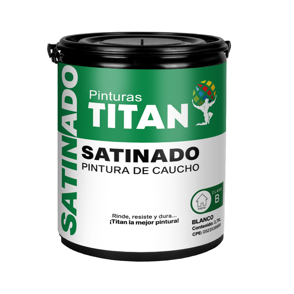Pintura satinada blanco titan MANPICA (Galón)