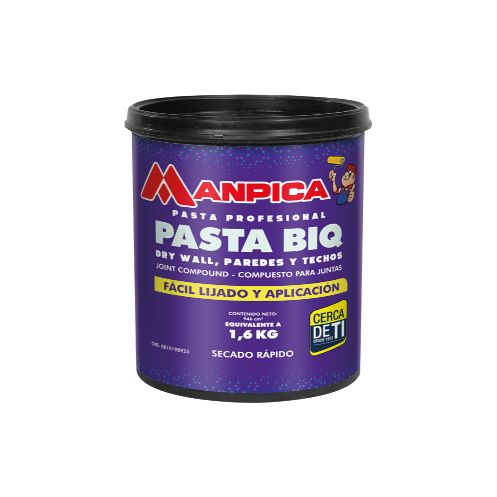 Pasta profesional biq MANPICA (1/4 galon)