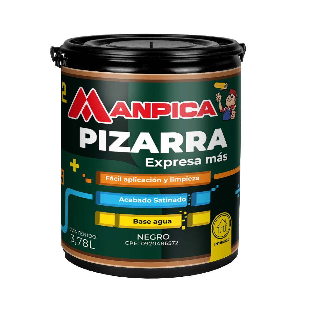 Pintura para pizarra negra MANPICA (galon)