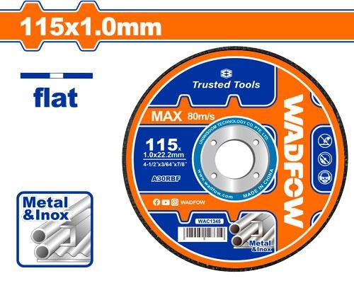 Disco de corte 4.1/2" x 3/64" x 7/8" WADFOW