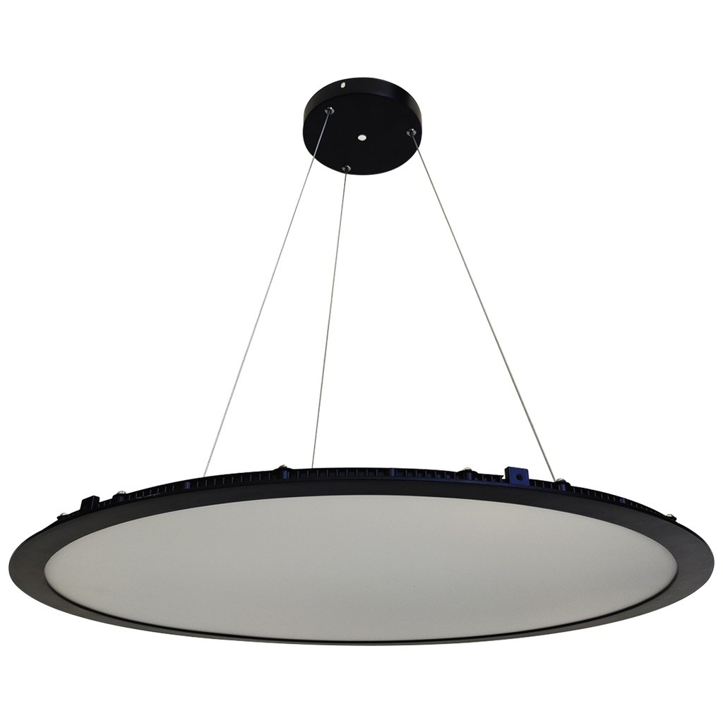 Lampara colgante redonda 48W ANGEL LIGHT (Negra)
