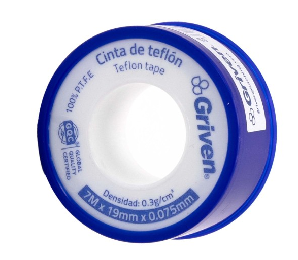 Teflón 3/4" x 7 metros x 0,075mm GRIVEN