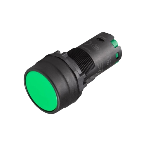 Interruptor de boton verde 1nc+no ANDELI