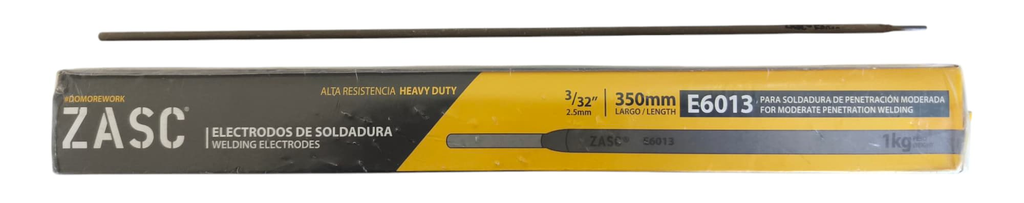 Electrodo 6013 x 3/32" ZASC (caja 1kg)