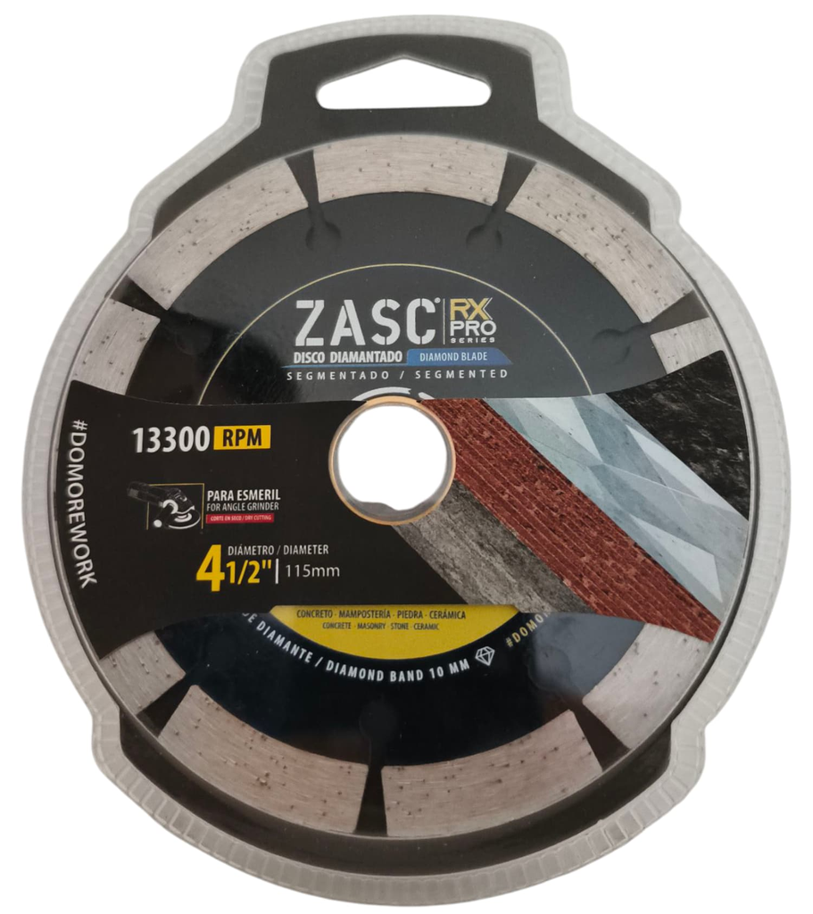 Disco diamantado segmentado 4.1/2'' x 7/8'' ZASC