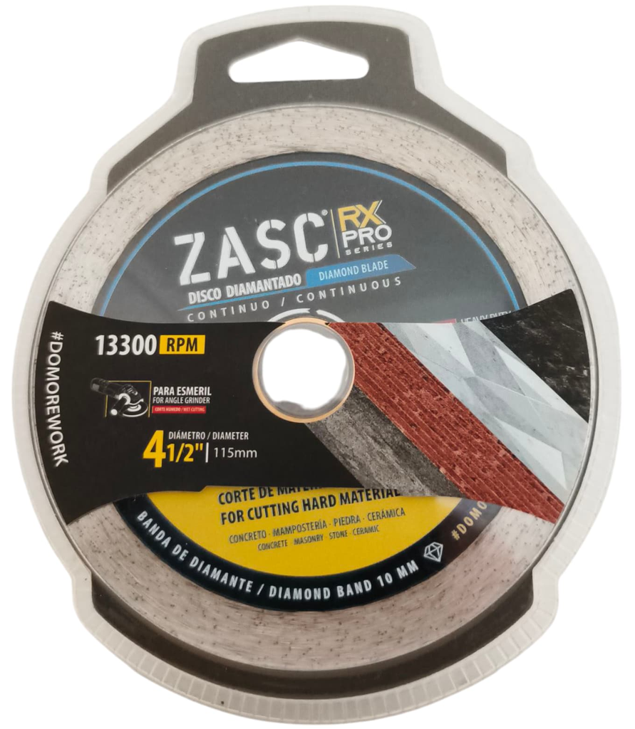 Disco diamantado continuo 4.1/2'' x 7/8'' ZASC