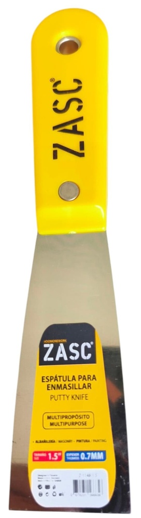 Espátula metálica 1,5" x 0,7mm ZASC