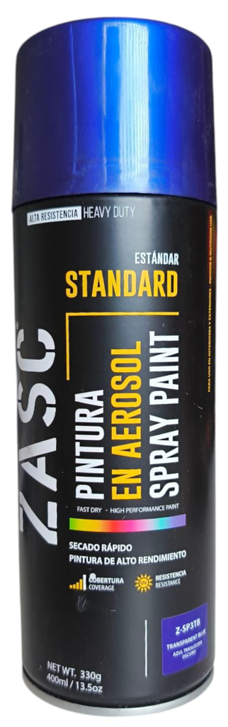 Aerosol uso general azul traslucido 400ml ZASC