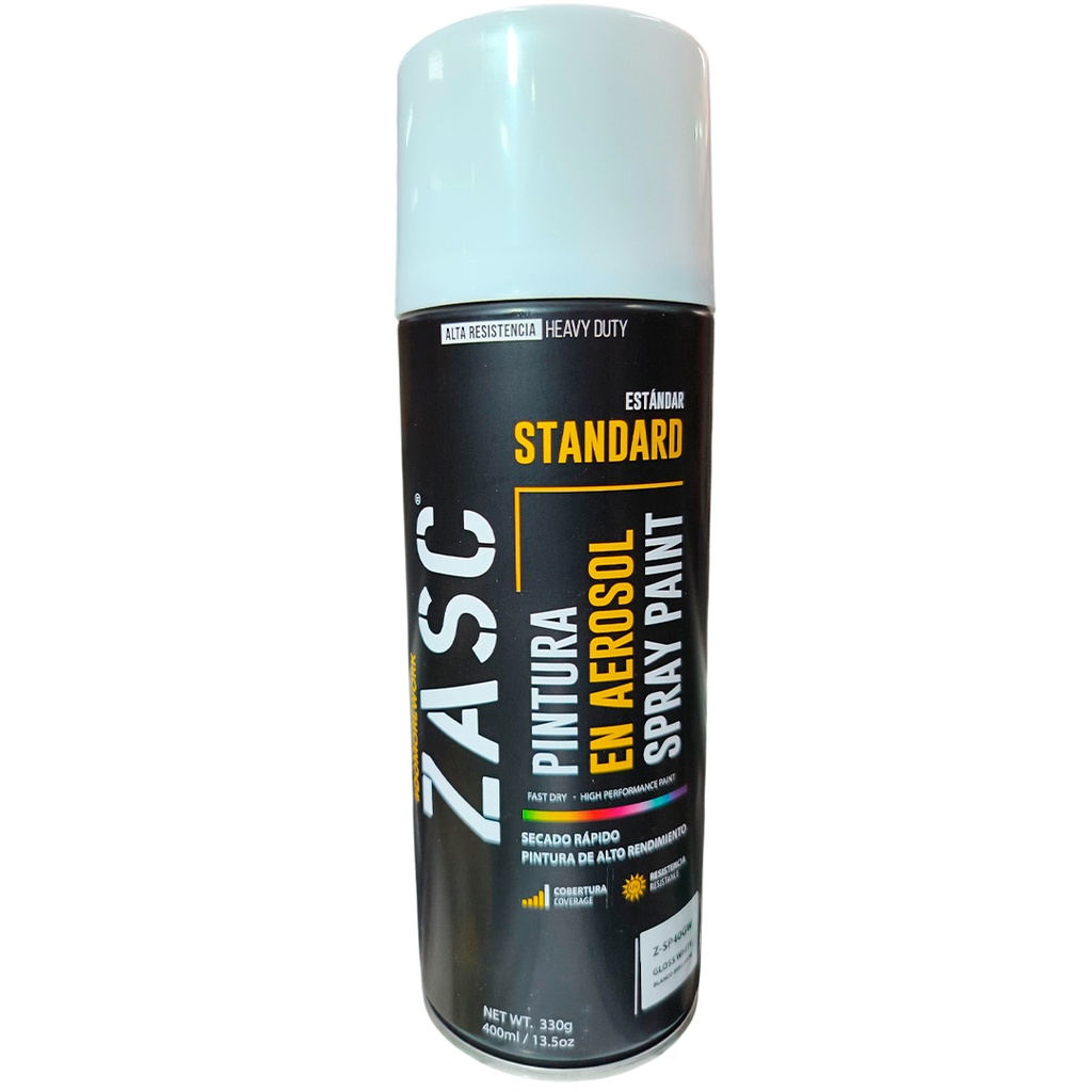 Aerosol uso general blanco brillante 400ml ZASC