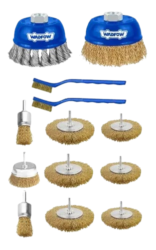Cepillos de alambre WADFOW (Set 13 piezas)