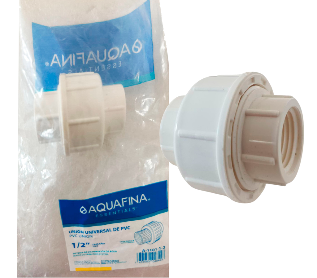 Union universal pvc hr1/2" x hr1/2" AQUAFINA