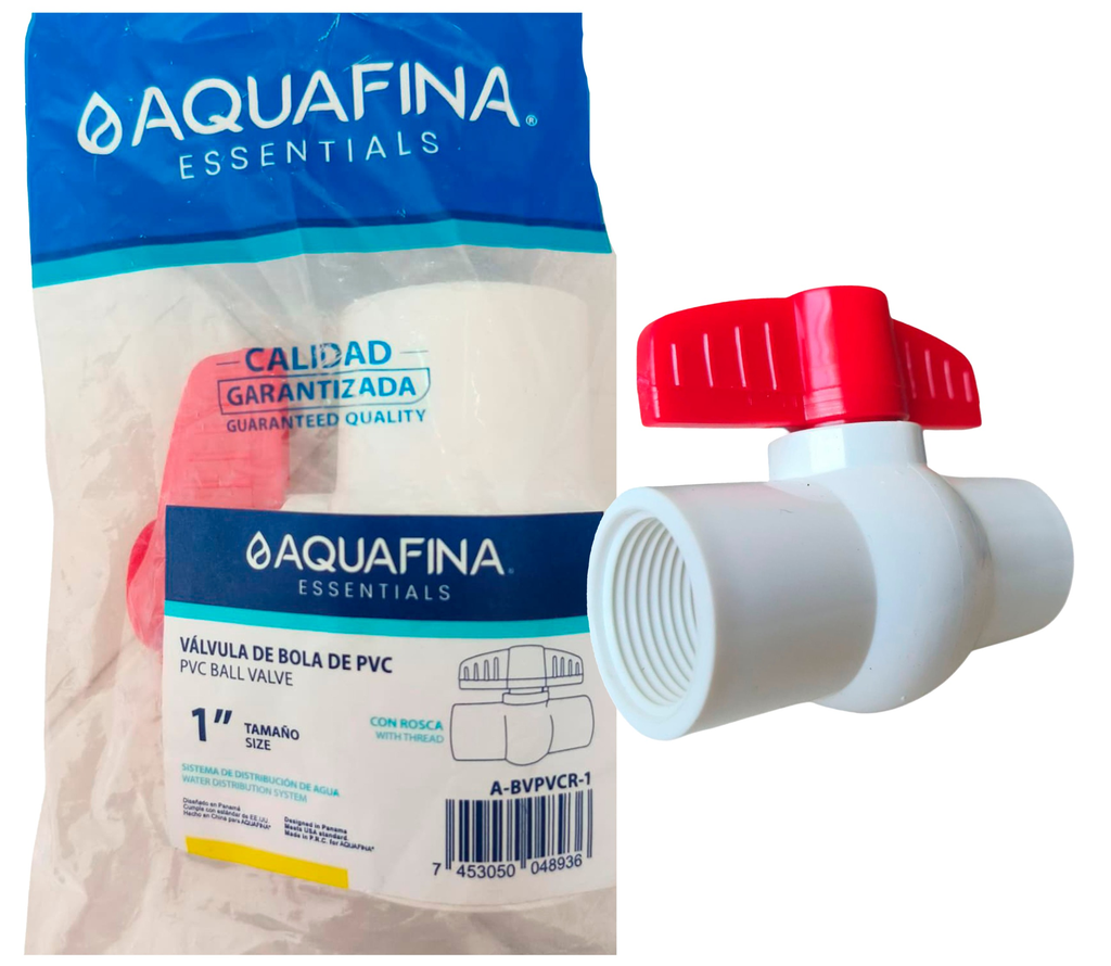 Válvula de bola pvc hr1" x hr1'' AQUAFINA
