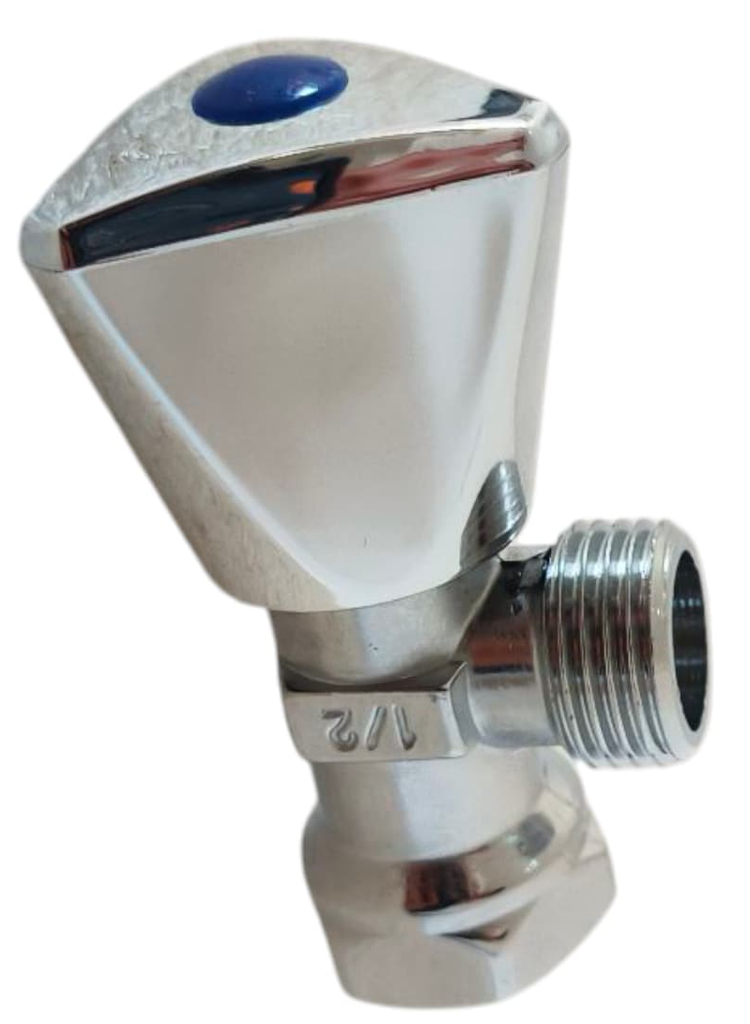Llave de arresto hr1/2'' x mr1/2'' AQUAFINA (cromada)