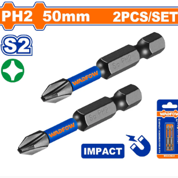 Punta de impacto ph2 x 50mm WADFOW (set 2pz)
