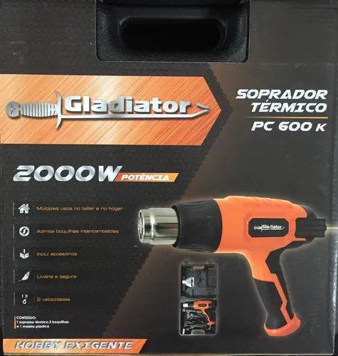 Pistola de calor 2000w GLADIATOR