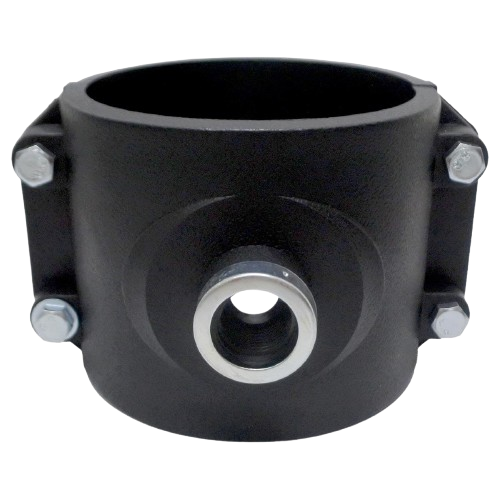 Abrazadera sencilla PEAD (75mm x 3/4") TUBRICA