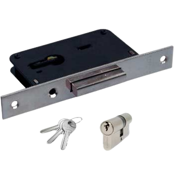 Cerradura de embutir de seguridad 35mm BRUFER