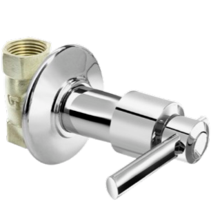 Llave de ducha individual manilla set BELT-G (cromado)