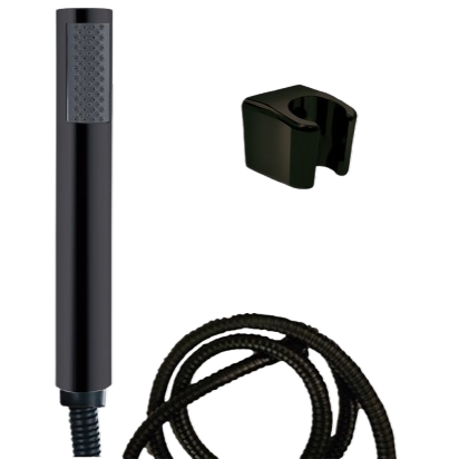 Ducha teléfono tubular deluxe BELT-G (negra)