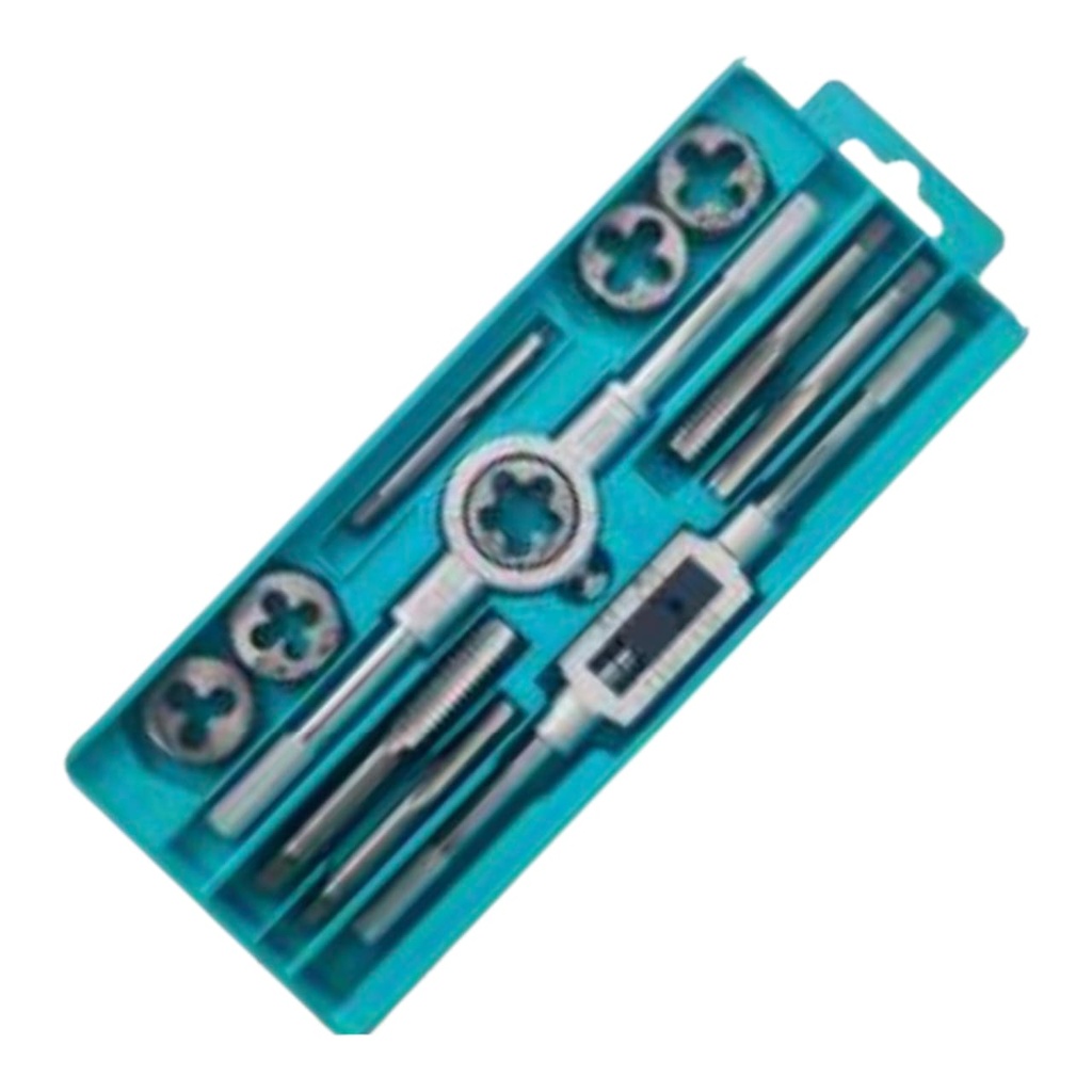 Tarraja y macho para hacer rosca SAE DA HAI (Set 12pz)