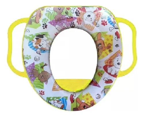 Asiento para inodoro de niño amarillo GDESEO