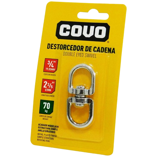 Destorcedor de cadena (3/4'' x 2.2/5") 70kgs COVO