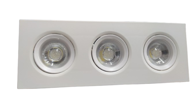 Lampara led rectangular empotrar 9w ac85-265v 6400k ANGEL LIGHT