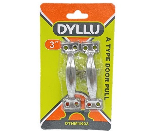 Manilla tirador de puerta 3" cromada DYLLU (set 2pz)