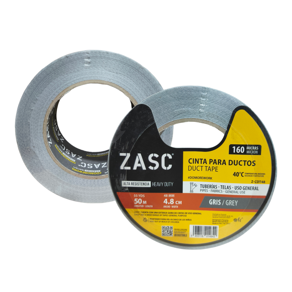 Cinta de aluminio para ductos 48mm x 50 metros ZASC
