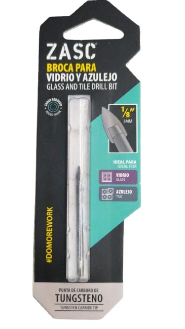 Mecha para vidrio y cerámica ZASC (1/8'')